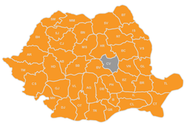 Harta organizațiilor sindicale județene ambulanță FNSAR
